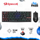 COMBO REDRAGON S145-SP KUMARA SWITCH RED + K1NG M724  | TECLADO+MOUSE | NEGRO