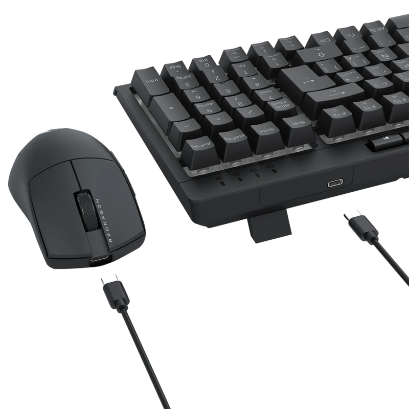 Kit Redragon 4 en 1 - S147-SP  | Teclado K515 Spanish + Mouse M724 + Auricular H211 + Pad P016