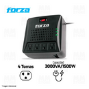 ESTABILIZADOR FORZA AVR FVR-3002 | 3000VA/1500W | 4 TOMAS