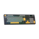 TECLADO AULA F108 PRO | ESP| INALAMBRICO | MECANICO | SW-GREEN | RGB | NEGRO - GRIS - AMARILLO