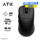 MOUSE ATK F1 V3 ULTIMATE + | INALAMBRICO | 50,000 DPI | 8000 Hz | NEGRO