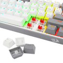 TECLADO REDRAGON FIZZ PRO K616 | ESPAÑOL | INALAMBRICO | MECANICO | SW-RED | RGB | BLANCO-GRIS