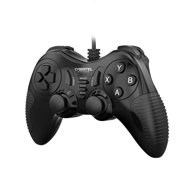 GAMEPAD CYBERTEL STRICKER - CYB G101 | USB | PS3 - PC | NEGRO