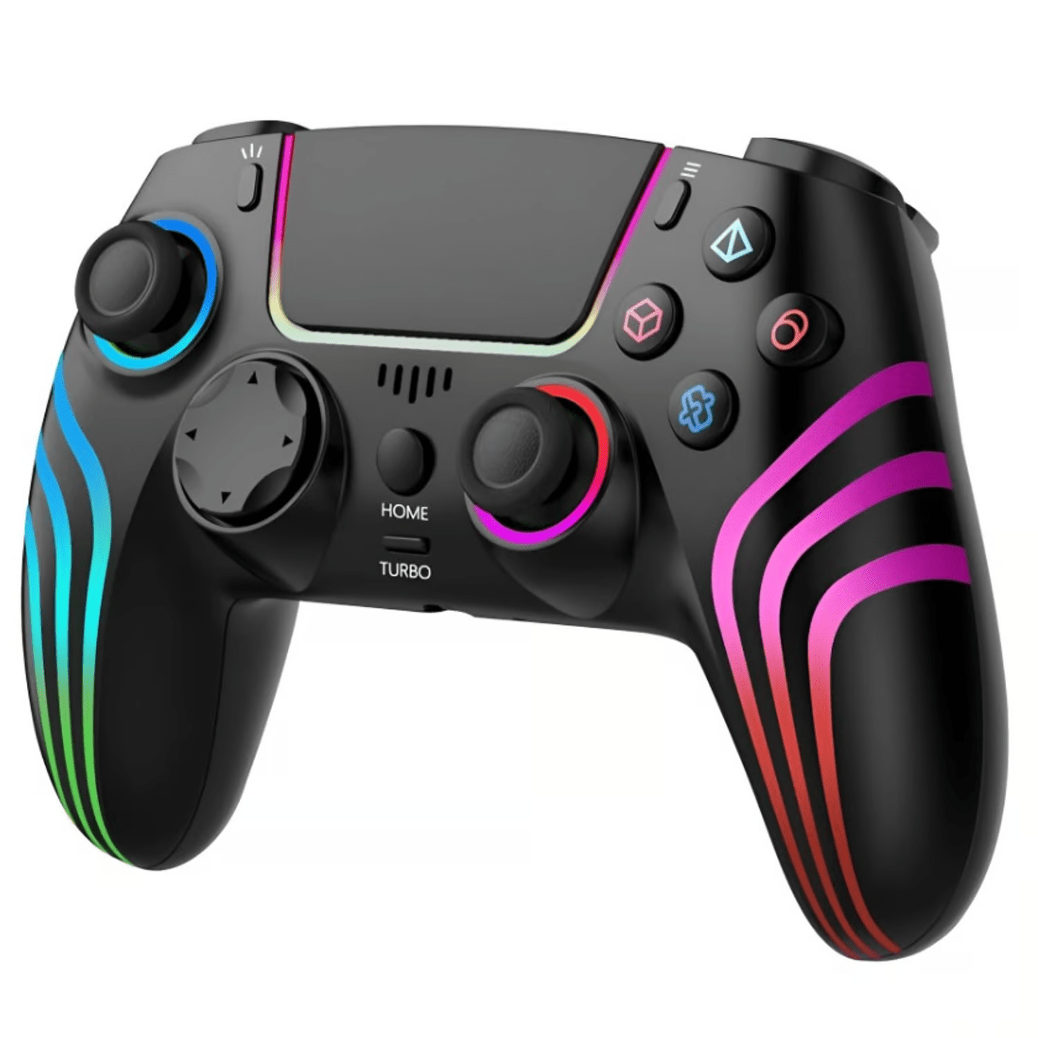 GAMEPAD SEISA SJ4013B USB BLUETOOTH PC PLAY4 NEGRO RGB