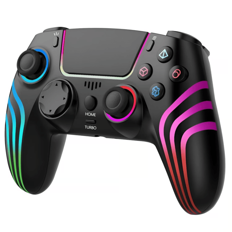 GAMEPAD SEISA SJ-4013B | USB - BLUETOOTH | PC - PLAY4 | NEGRO | RGB