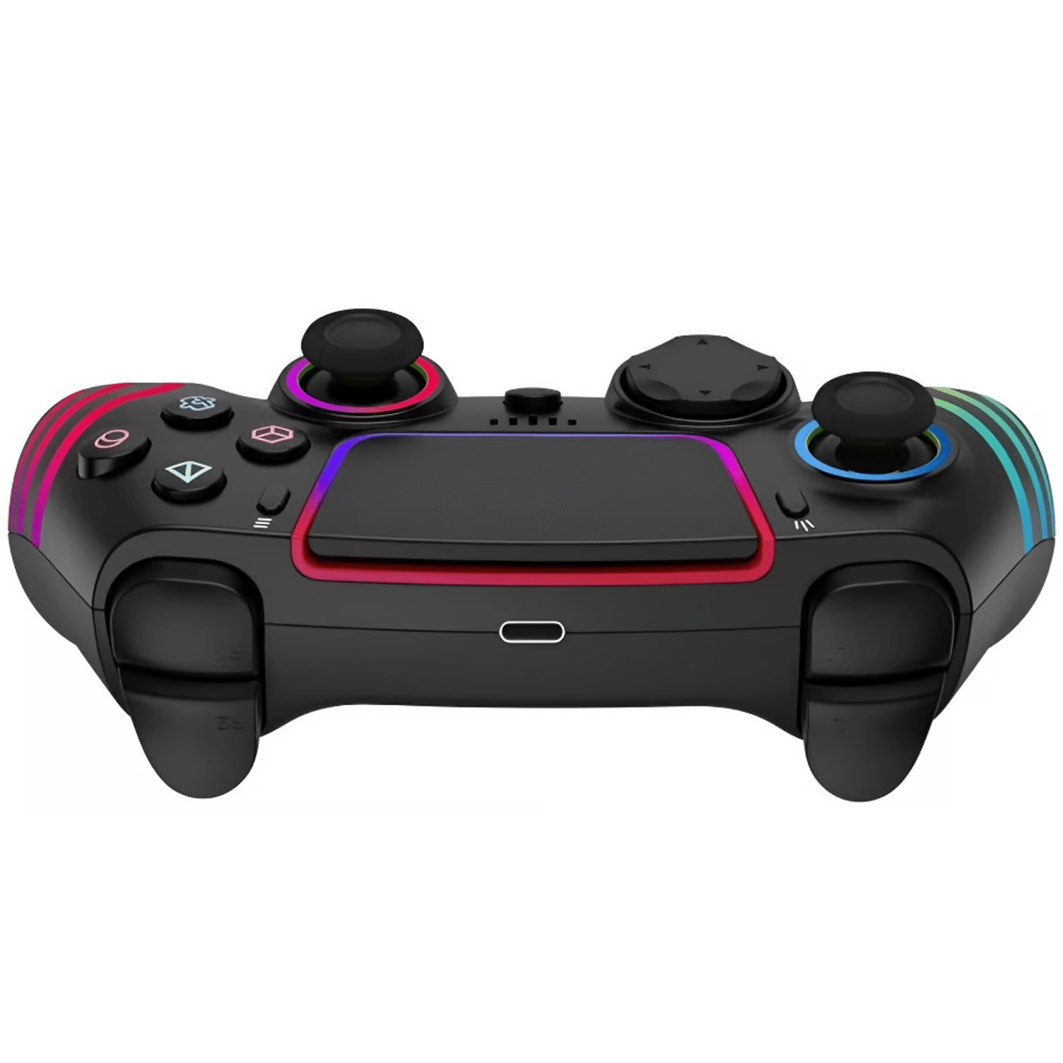 GAMEPAD SEISA SJ4013B USB BLUETOOTH PC PLAY4 NEGRO RGB
