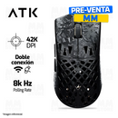MOUSE ATK GHOST EXTREME + | INALAMBRICO | 42,000 DPI | 8,000 Hz | NEGRO