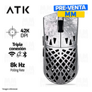 MOUSE ATK GHOST ULTIMATE + | INALAMBRICO | 42,000 DPI | 8,000 Hz | PLATEADO