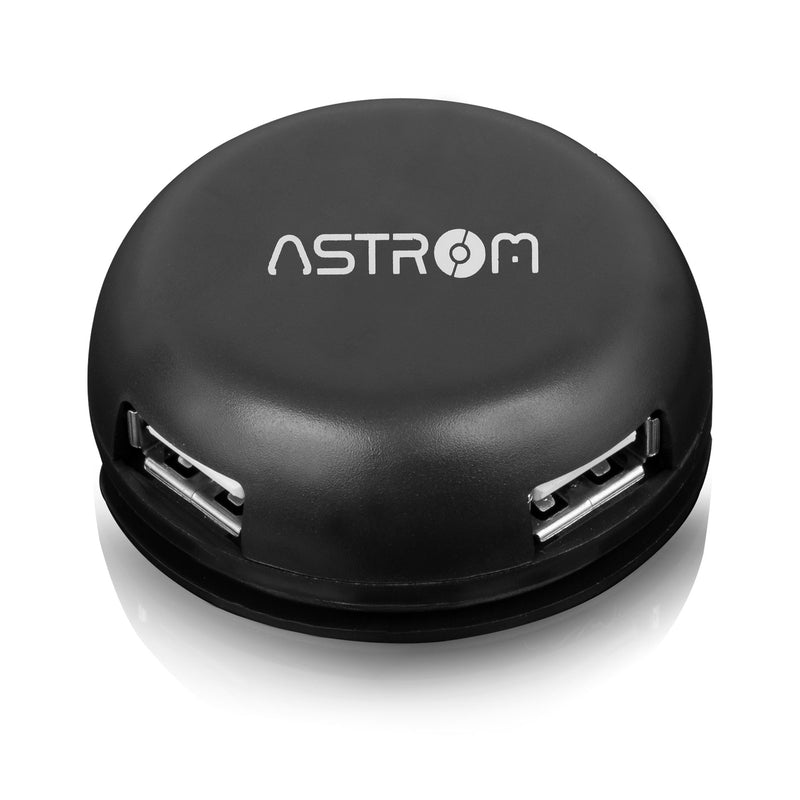 HUB USB ASTROM 2.0 AT1003 | 4 PUERTOS | NEGRO