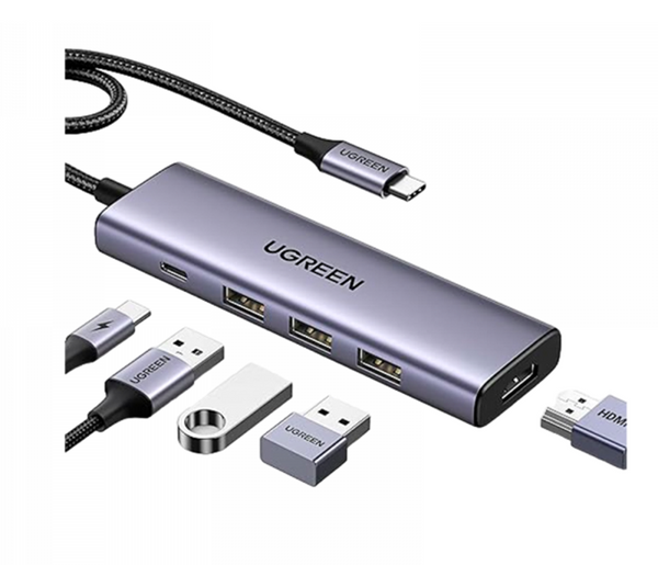 HUB USB HDMI 15597 | 3 USB A - 1 USB C | 3.0 | 4K - 60HZ