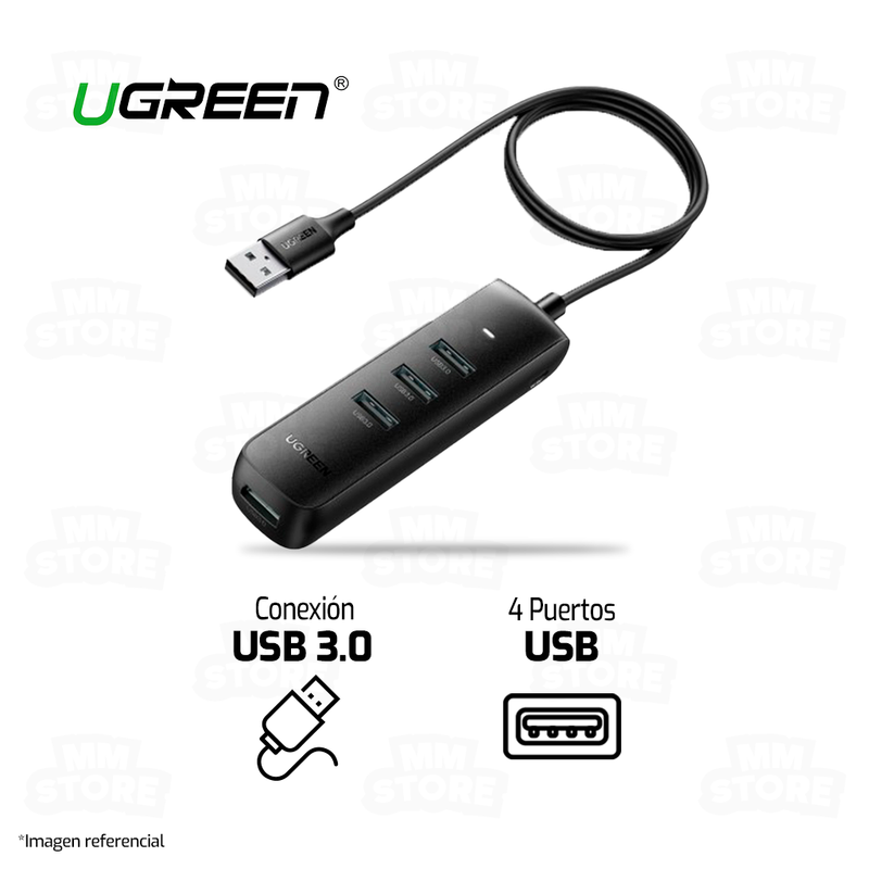 HUB USB UGREEN 80657 | 3.0 | 4 PUERTOS