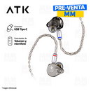 AUDIFONO IN-EAR ATK HORIZON | TIPO C | ESTEREO | NEGRO
