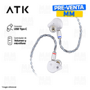 AUDIFONO IN-EAR ATK HORIZON | TIPO C | ESTEREO | BLANCO