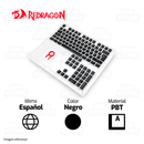 KEYCAPS REDRAGON SCARAB PUDDING | ESPAÑOL | NEGRO