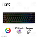 TECLADO MAGNÉTICO 8K IROK CAROTMAS MARS68 PRO | SW-PURPLE | RGB | CABLEADO | NEGRO
