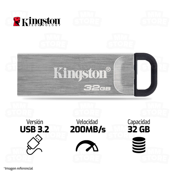 MEMORIA USB KINGSTON KYSON | 32GB | 200MB/s | USB 3.2