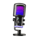 MICROFONO FIFINE AM6 | CONDENSADOR | RGB | NEGRO