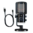 MICROFONO FIFINE AM6 | CONDENSADOR | RGB | NEGRO