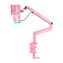 MICROFONO FIFINE TAM6 + BRAZO | RGB | CONDENSADOR | ROSADO