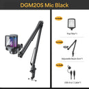 MICROFONO MAONO DGM20S | RGB | CONDENSADOR | NEGRO | (6 MESES)