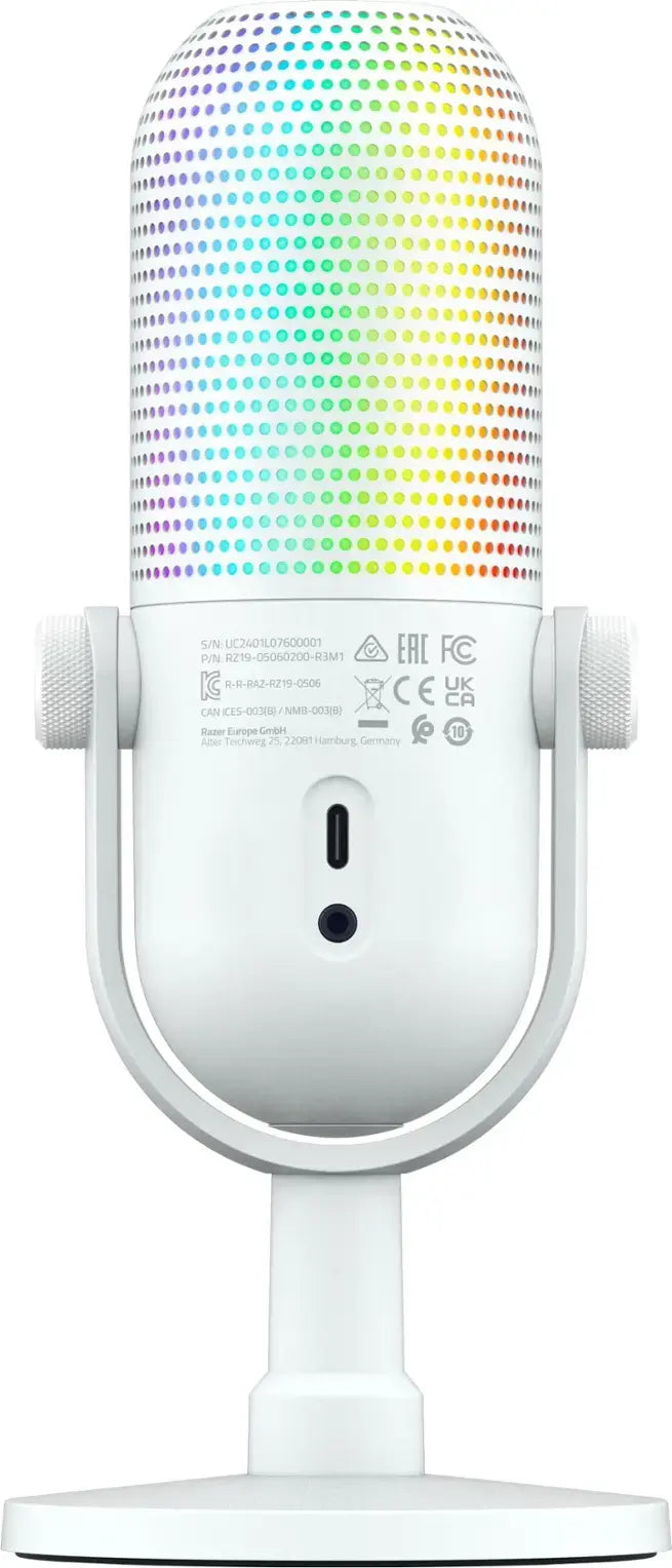 MICROFONO RAZER SEIREN V3 CHROMA | USB | BLANCO | RGB