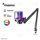 MICROFONO MAONO DGM20S | RGB | CONDENSADOR | NEGRO | (6 MESES)