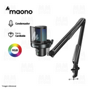 MICROFONO MAONO DM40 PRO S | CONDENSADOR | NEGRO