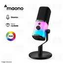 MICROFONO MAONO PD100X | DINÁMICO | RGB | NEGRO
