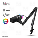 MICROFONO FIFINE AM8T + BRAZO | DINÁMICO | NEGRO