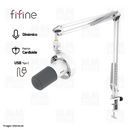 MICROFONO FIFINE K688CT | DINÁMICO | BLANCO