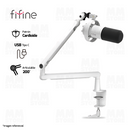 MICROFONO FIFINE T688 | DINÁMICO | BLANCO