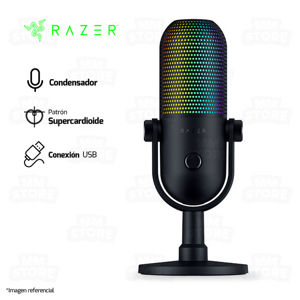 MICROFONO RAZER SEIREN V3 CHROMA | USB | NEGRO | RGB