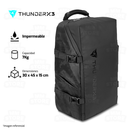 MOCHILA THUNDERX3 B15 BAG-BLACK-V1