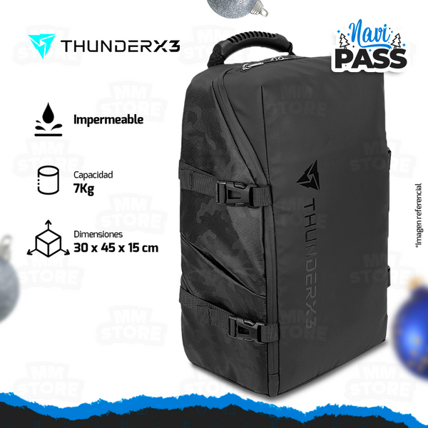 MOCHILA THUNDERX3 B15 BAG-BLACK-V1