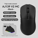 PRE-VENTA | MOUSE AJAZZ AJ139 V2 MC | INALAMBRICO | 12,000 DPI | RGB | NEGRO