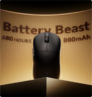 MOUSE ATK DRAGONFLY A9 AIR ULTIMATE+ | INALAMBRICO | 8,000 Hz | 50,000 DPI | NEGRO
