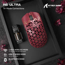 PRE-VENTA | MOUSE ATTACK SHARK R5 ULTRA CARBON | INALAMBRICO | 8,000 Hz | 42,000 DPI | ROJO