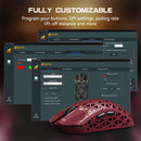 PRE-VENTA | MOUSE ATTACK SHARK R5 ULTRA CARBON | INALAMBRICO | 8,000 Hz | 42,000 DPI | ROJO