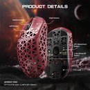 PRE-VENTA | MOUSE ATTACK SHARK R5 ULTRA CARBON | INALAMBRICO | 8,000 Hz | 42,000 DPI | ROJO