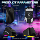 MOUSE ATTACK SHARK V3PRO | INALAMBRICO - BLUETOOTH | 25,000 DPI | NEGRO