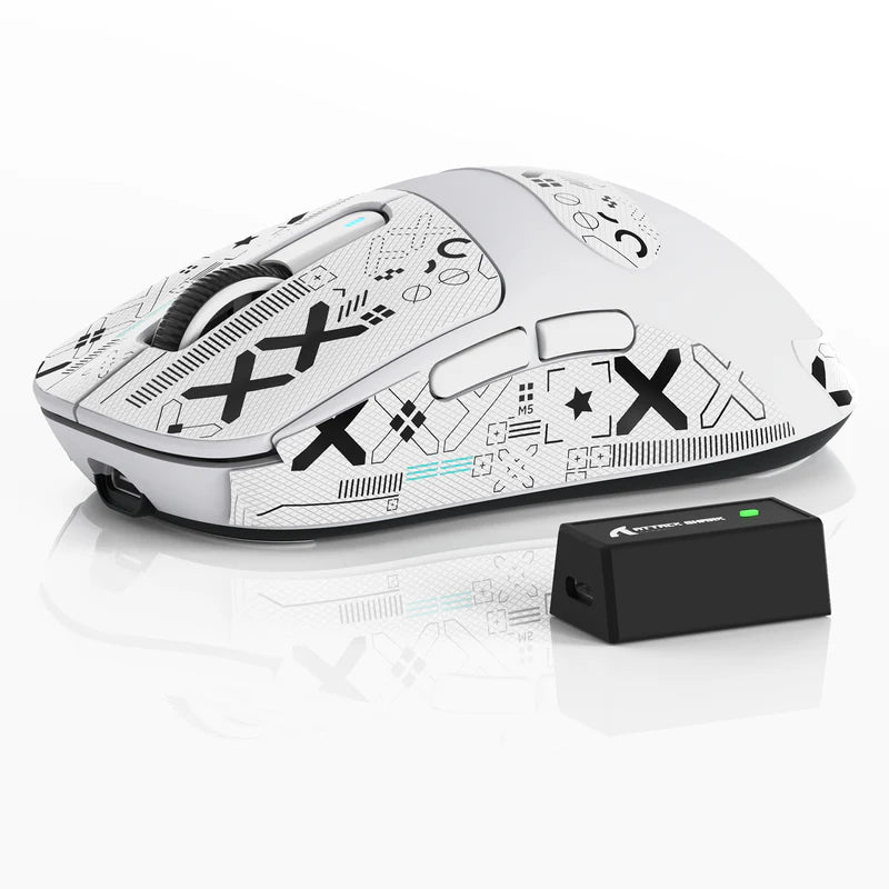 MOUSE ATTACK SHARK X3 PRO | INALAMBRICO | 8000 HZ | 26,000 DPI | BLANCO