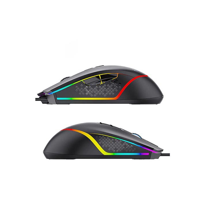 MOUSE AULA F805 | 6,400 DPI | RGB | NEGRO