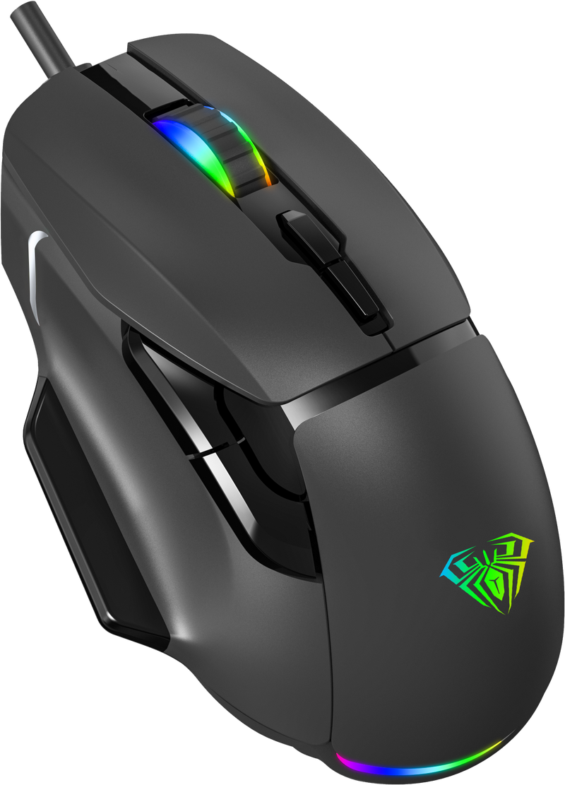 MOUSE AULA F815 | 12,800 DPI | RGB | NEGRO