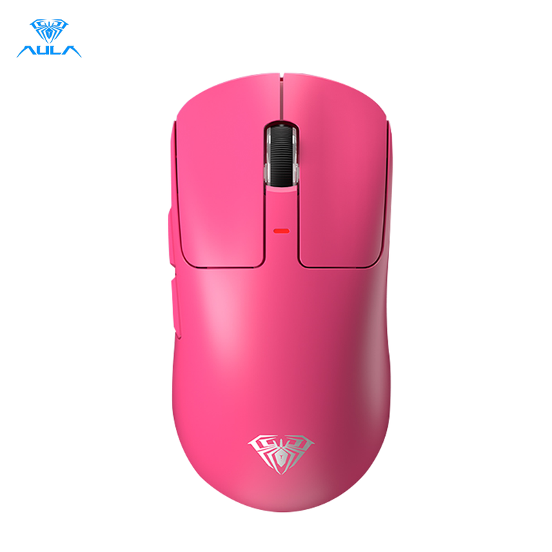 MOUSE AULA SC680 | INALAMBRICO - BLUETOOTH | 26,000 DPI | ROSADO