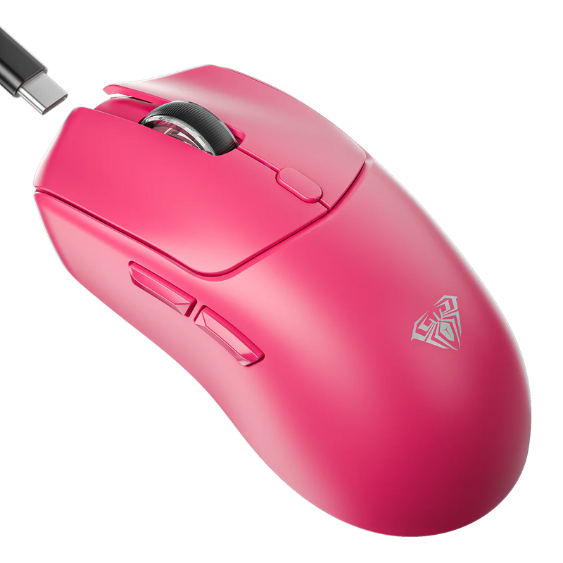 MOUSE AULA SC680 | INALAMBRICO - BLUETOOTH | 26,000 DPI | ROSADO