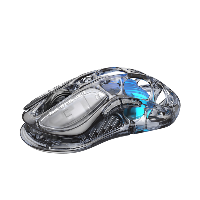 MOUSE GRAVASTAR MERCURY M2 | INALAMBRICO | 26,000 DPI | TRANSPARENT-BLACK