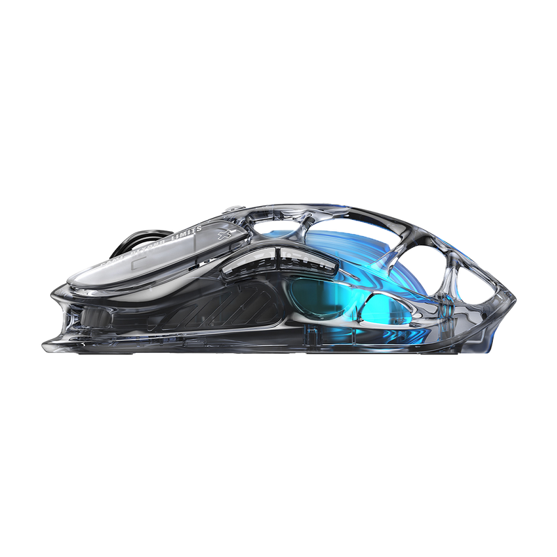 MOUSE GRAVASTAR MERCURY M2 | INALAMBRICO | 26,000 DPI | TRANSPARENT-BLACK