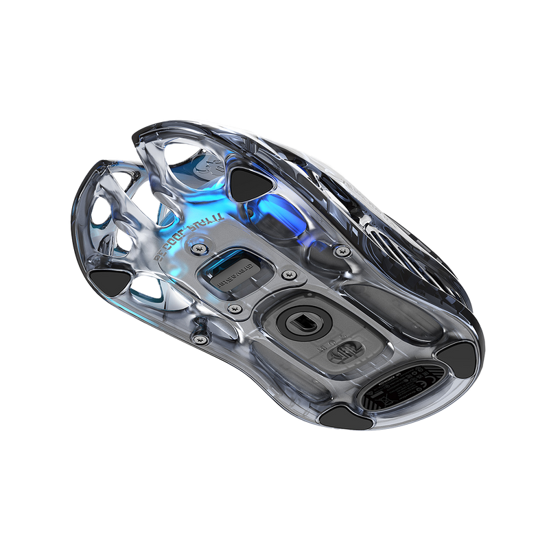 MOUSE GRAVASTAR MERCURY M2 | INALAMBRICO | 26,000 DPI | TRANSPARENT-BLACK