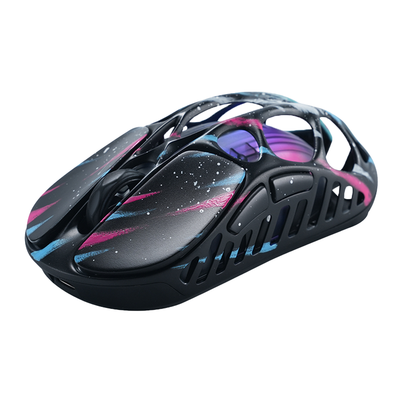 MOUSE GRAVASTAR MERCURY X PRO | INALAMBRICO | 8000 HZ | 32,000 DPI | NEON-GRAFFITI