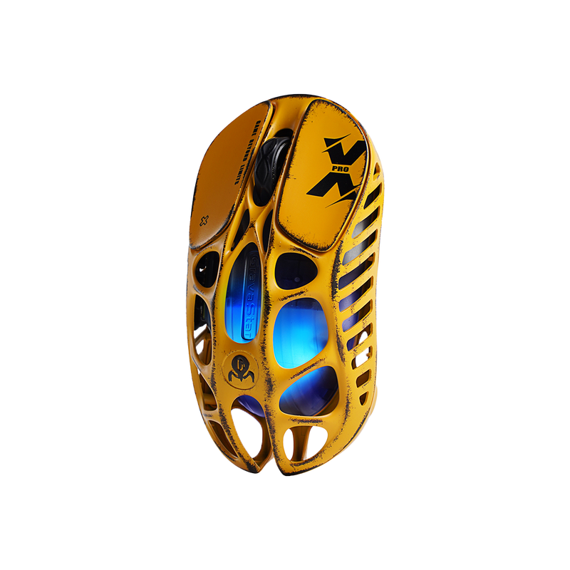 MOUSE GRAVASTAR MERCURY X PRO | INALAMBRICO | 8000 HZ | 32,000 DPI | BATTLE WORN YELLOW